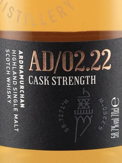 Ardnamurchan Single Malt Cask Strength 2022-02