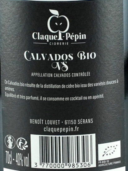 Claque Pepin Calvados Bio VS