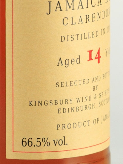 Kingsbury Authentic Jamaica Clarendon 14 Year Old 2007