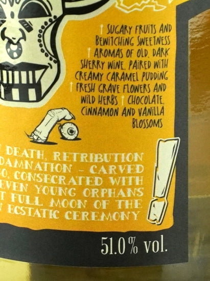 Voodoo Whisky Mask of Death 10 Year Old