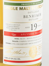 Load image into Gallery viewer, Old Malt Cask Benriach 19 Year Old 2001