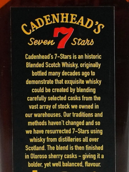 Cadenhead 7 Stars Blended Scotch Whisky