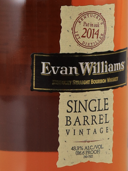 Evan Williams Single Barrel 2014