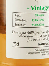 Load image into Gallery viewer, Signatory Glenlivet 19 Year Old 1996