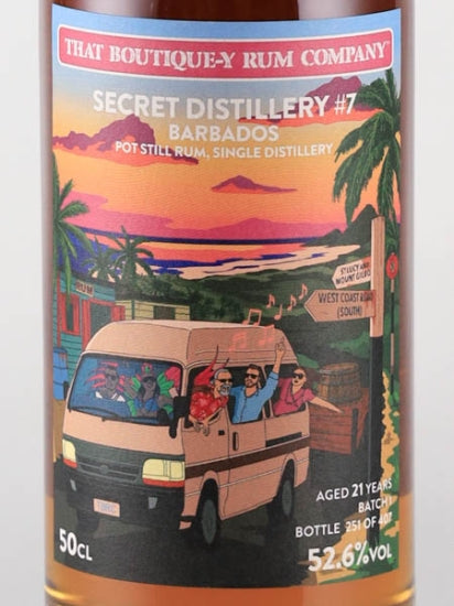 Boutique Rum Company Secret Distillery #7 Barbados 21 Year Old Batch 1