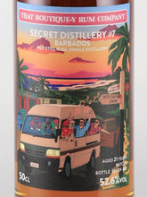 Load image into Gallery viewer, Boutique Rum Company Secret Distillery #7 Barbados 21 Year Old Batch 1