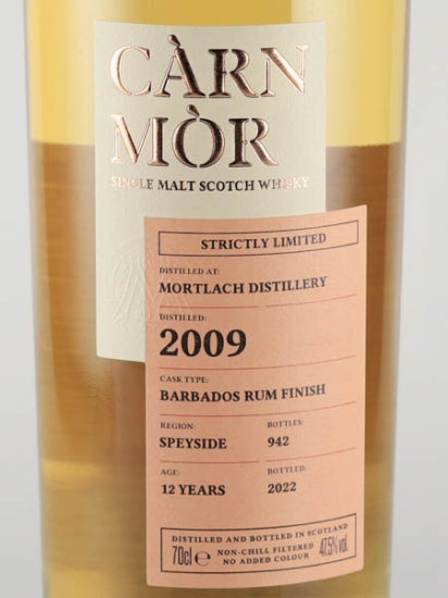 Carn Mor Strictly Limited Mortlach 12 Year Old 2009