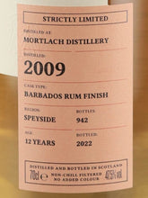 Load image into Gallery viewer, Carn Mor Strictly Limited Mortlach 12 Year Old 2009