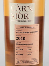 Load image into Gallery viewer, Carn Mor Strictly Limited Mannochmore 11 Year Old 2010