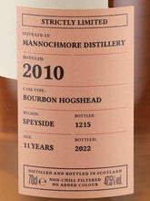 Load image into Gallery viewer, Carn Mor Strictly Limited Mannochmore 11 Year Old 2010