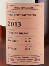 Load image into Gallery viewer, Carn Mor Strictly Limited Glen keith 8 Year Old 2013