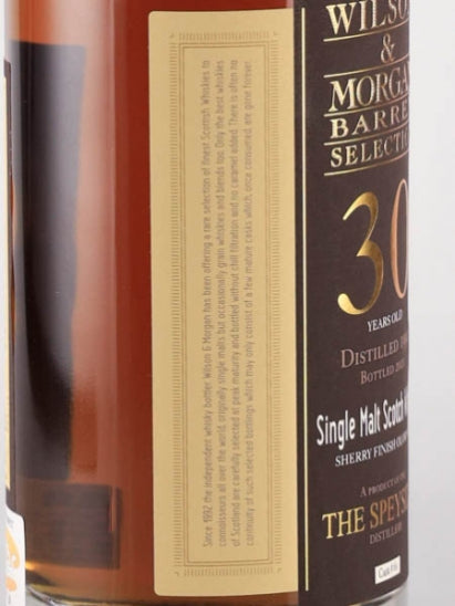 Wilson & Morgan The Speyside 30 Year Old 1991