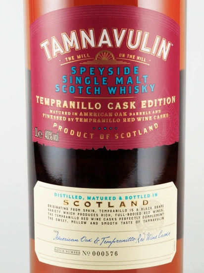 Tamnavulin Tempranillo Cask 1L
