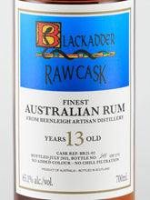 Load image into Gallery viewer, Black Adder Raw Cask Australian Rum 13 Year Old 2007