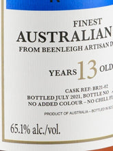 Load image into Gallery viewer, Black Adder Raw Cask Australian Rum 13 Year Old 2007