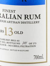 Load image into Gallery viewer, Black Adder Raw Cask Australian Rum 13 Year Old 2007