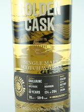 Load image into Gallery viewer, Golden Cask Dailuaine 10 Year Old 2011