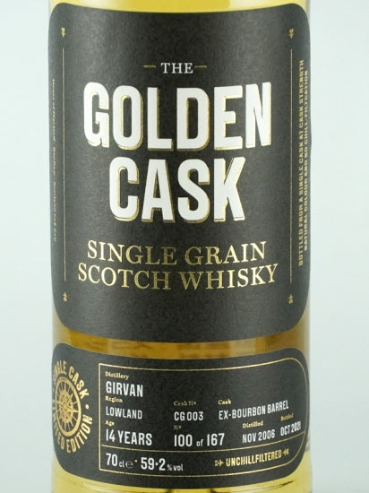 Golden Cask Girvan 14 Year Old 2006