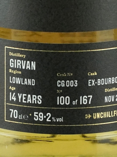 Golden Cask Girvan 14 Year Old 2006