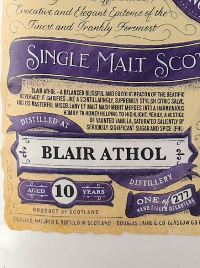 Premier Barrel Blair Athol 10 Year Old