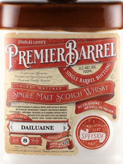 Premier Barrel Dailuaine 8 Year Old