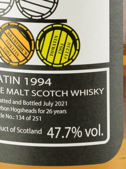 Drumfool Tomatin 26 Year Old 1994