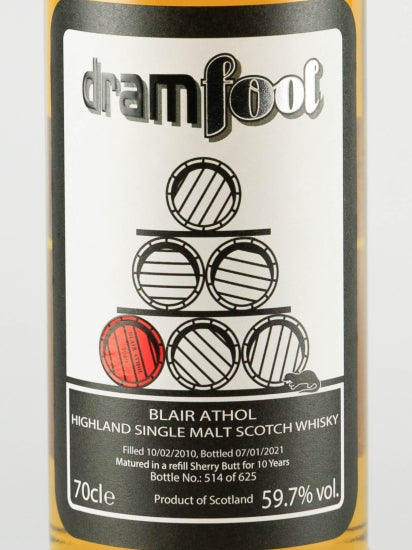 Drumfool Blair Athol 10 Year Old 2010