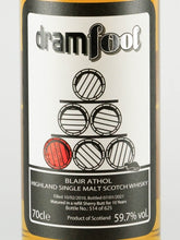 Load image into Gallery viewer, Drumfool Blair Athol 10 Year Old 2010
