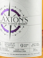 Load image into Gallery viewer, Claxton's Exploration Benrinnes 9 Year Old 2013 Red Wine Cask
