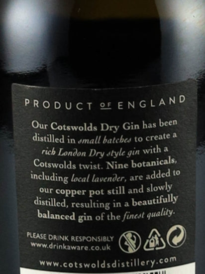 Cotswolds Dry Gin 200ml