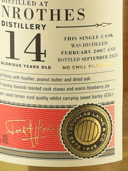 Old Particular Glenrothes 14 Year Old 2007