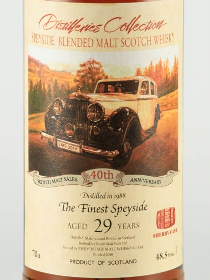 Distilleries Collection The Finest Speyside 29 Year Old 1988
