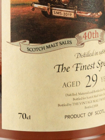 Distilleries Collection The Finest Speyside 29 Year Old 1988