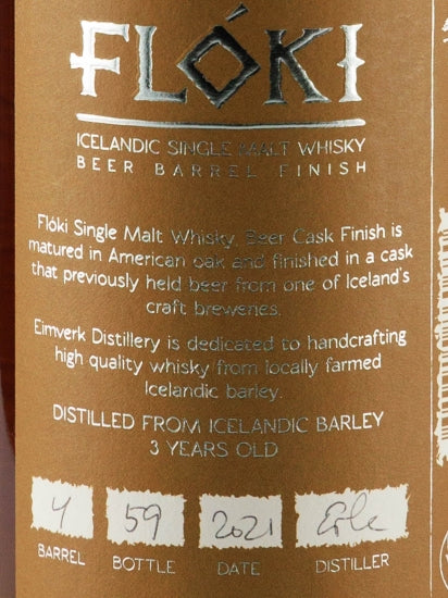 Floki Single Malt Whisky Beer Barrel Finish
