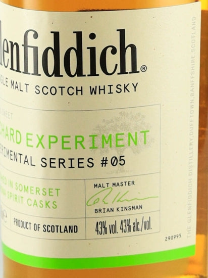 Glenfiddich Orchard Experiment