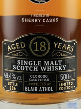 Load image into Gallery viewer, Darkness Blair Athol 18 Year Old