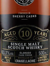 Load image into Gallery viewer, Darkness Craigellachie 10 Year Old