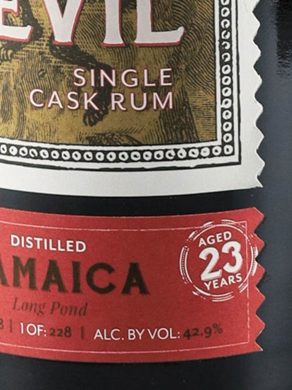Kill Devil Jamaica Long Pond 23 Year Old 1998