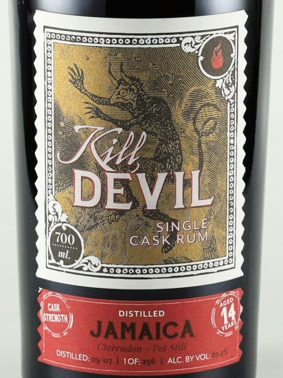 Kill Devil Jamaica Clarendon Pot Still 14 Year Old 2007