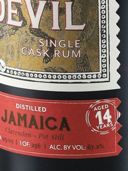 Kill Devil Jamaica Clarendon Pot Still 14 Year Old 2007