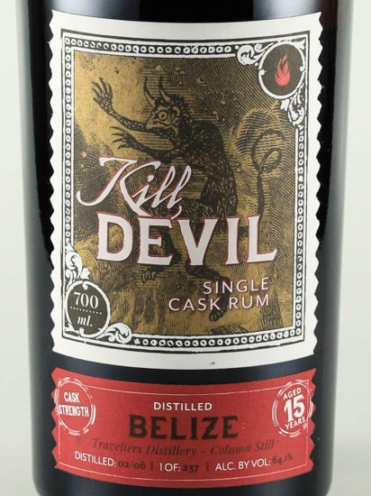 Kill Devil Belize Traveler's 15 Year Old 2006