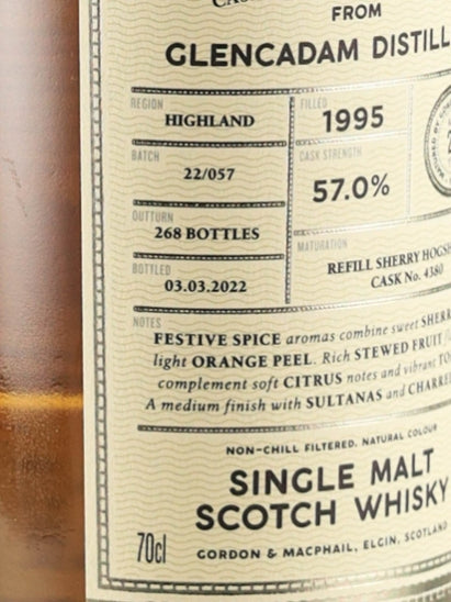 Connoisseurs Choice Cask Strength Glencadam 26 Year Old 1995 57% - image 4