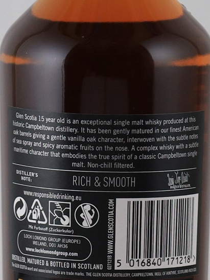 Glen Scotia 15 Year Old