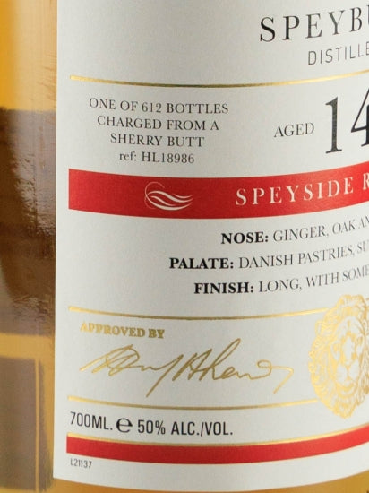 Old Malt Cask Speyburn 14 Year Old 2007
