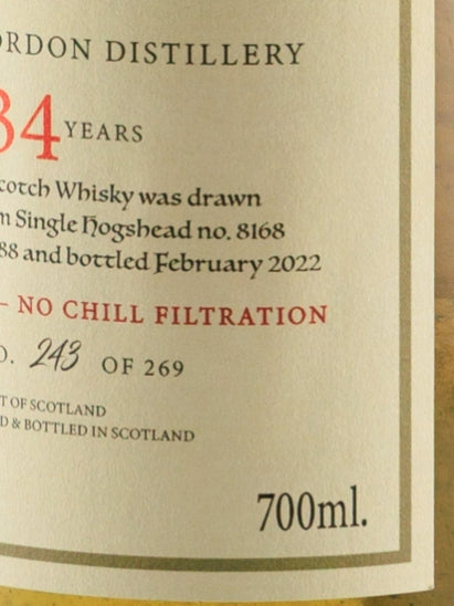 Black Adder Statement Invergordon 34 Year Old 1988