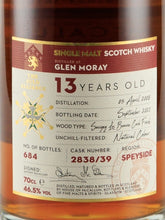 Load image into Gallery viewer, House of McCallum Glenmorangie 13 Year Old 2008