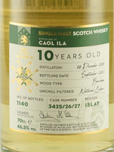Load image into Gallery viewer, House of McCallum Caol Ila 10 Year Old 2010