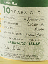Load image into Gallery viewer, House of McCallum Caol Ila 10 Year Old 2010