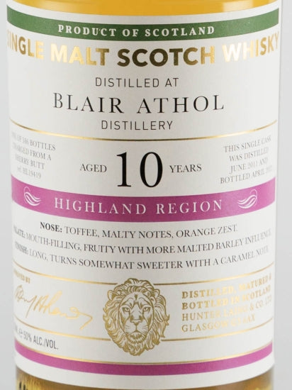 Old Malt Cask Blair Athol 10 Year Old 2011
