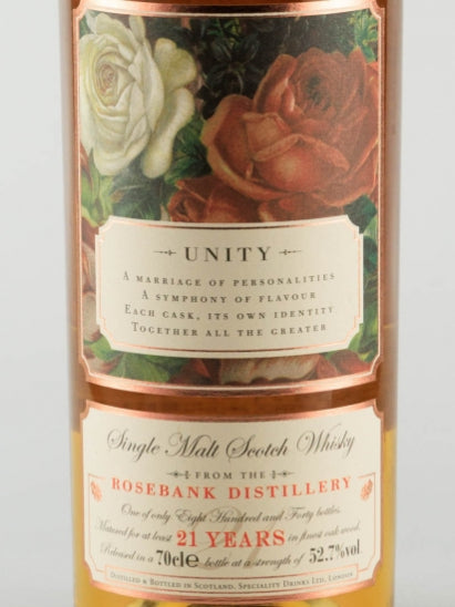 Rosebank 21 Year Old Unity